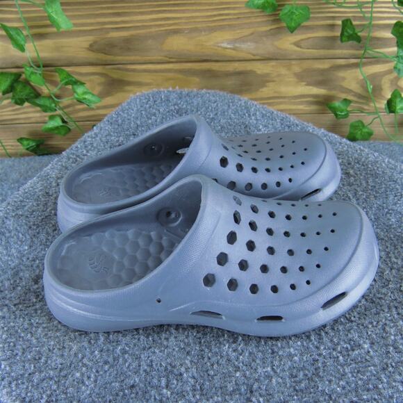 Joybees Slip-On Boys Y 3 Medium Sandal Gray Synthetic Slip On - Picture 3 of 6